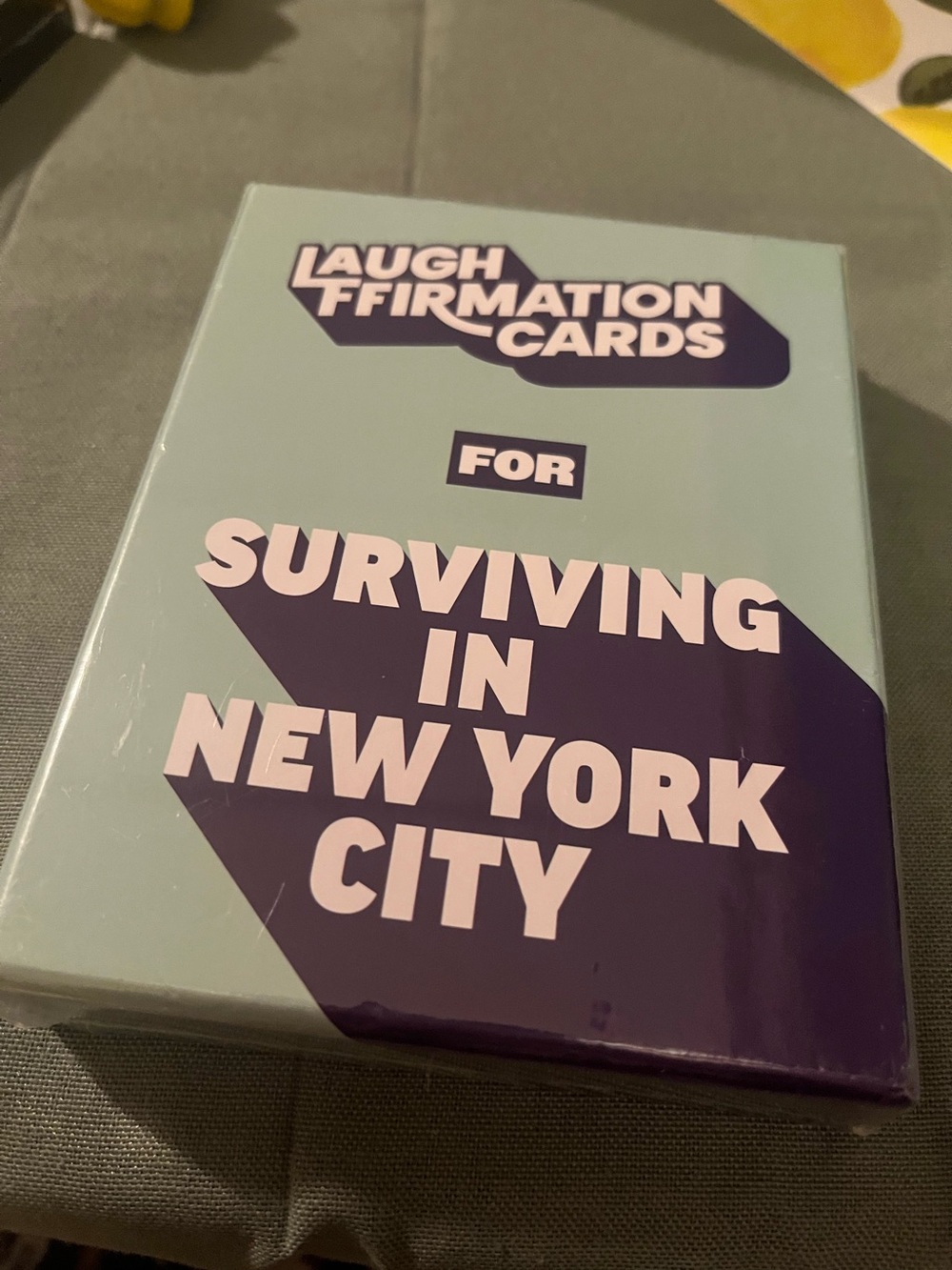 Cards for Surviving in New York City - Mint & Purple